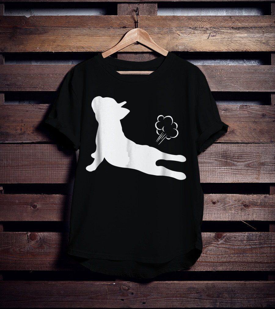 French Bulldog Yoga Exhale Pose Humor T-Shirt
