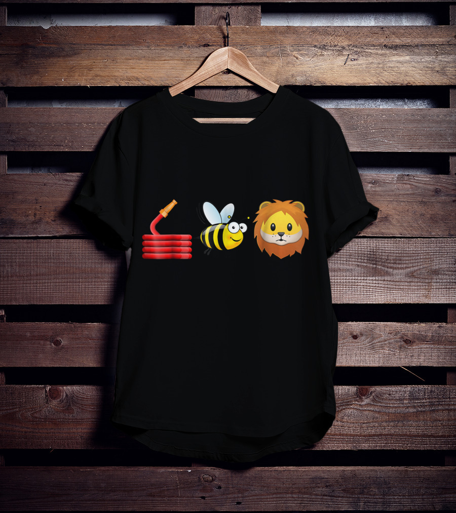Hose Bee Lion Funny Animal Joke Pun T-Shirt