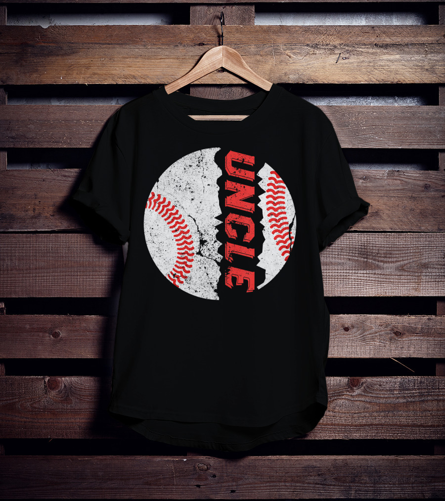 Uncle Funny Baseball Softball Fat Ball T-Shirt