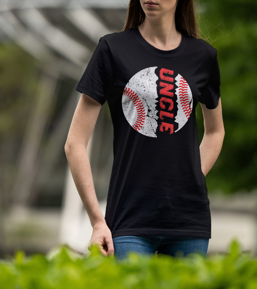 Uncle Funny Baseball Softball Fat Ball T-Shirt