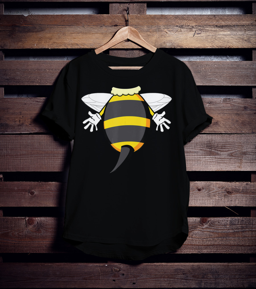 Funny Bee Costume Buzzing Honeybee Look T-Shirt
