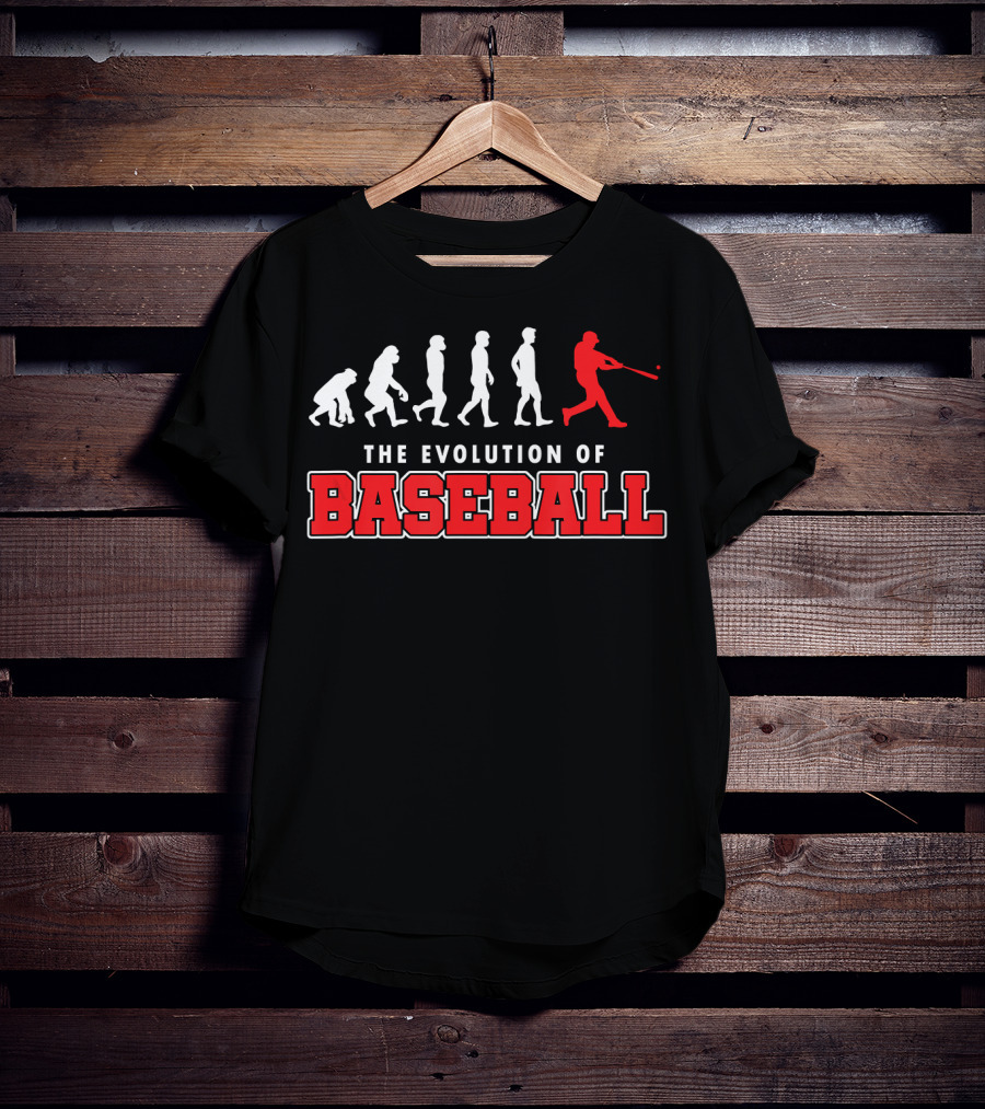 The Evolution Of Baseball Player Swing Progression T-Shirt
