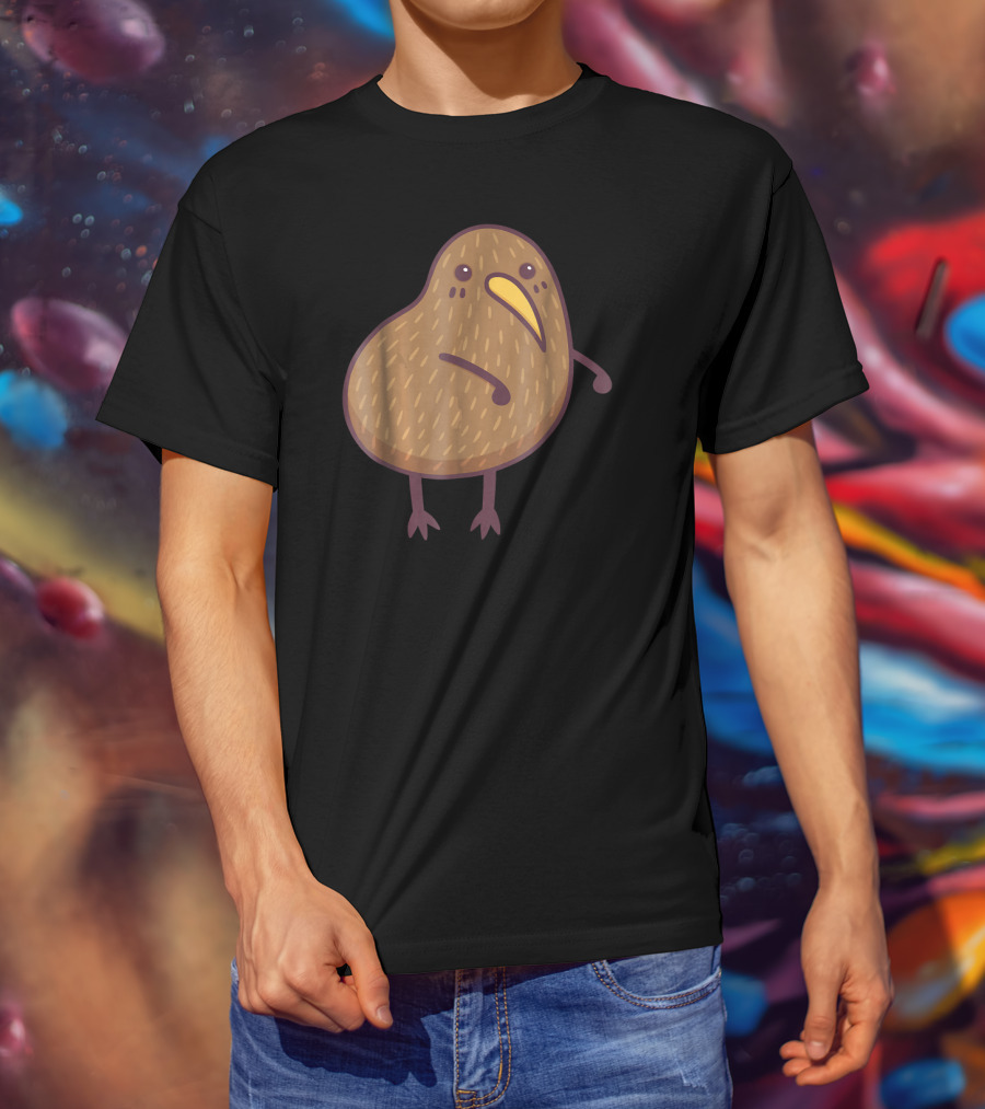 Funny Kiwi Bird Flossing Dance Pose T-Shirt