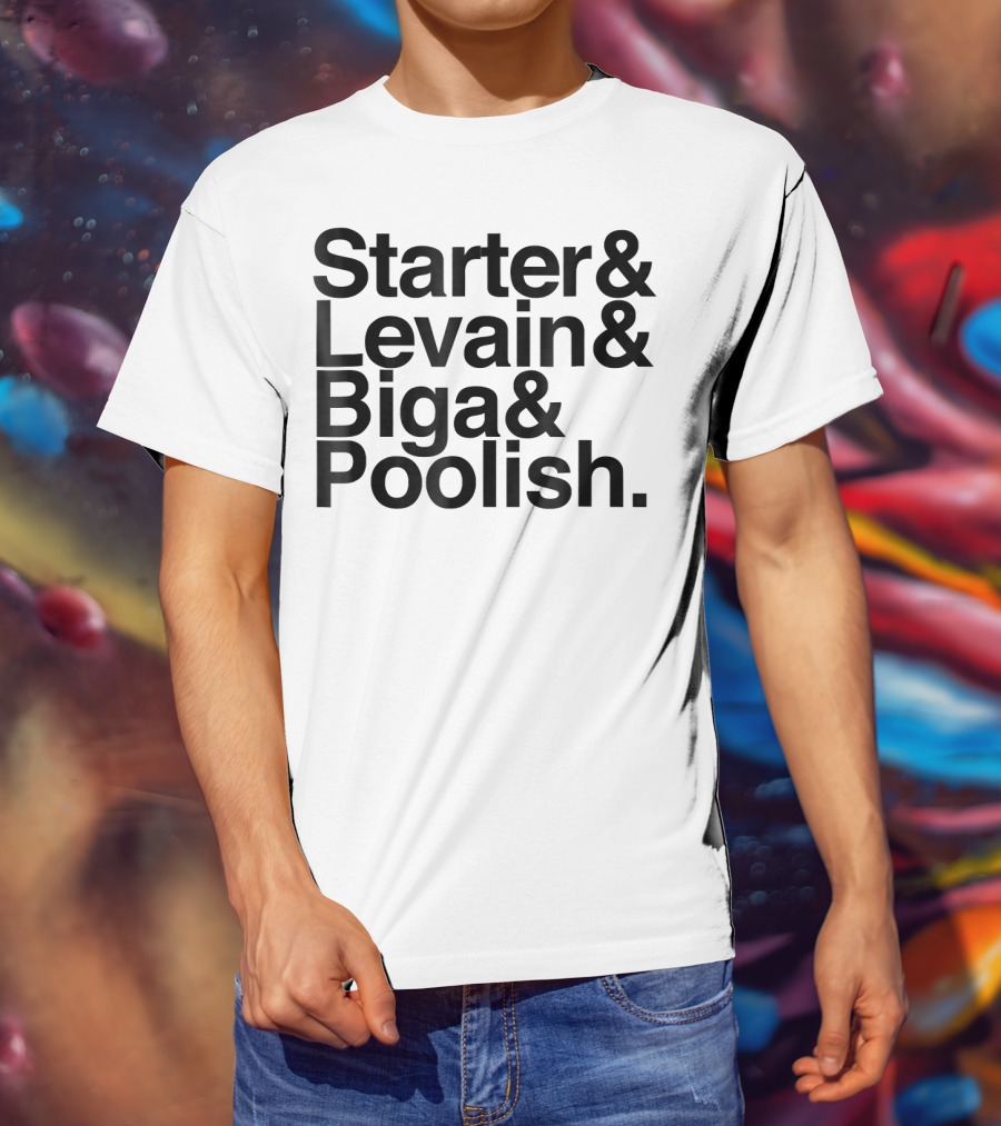Starter Levain Biga Poolish Funny Sourdough T-Shirt