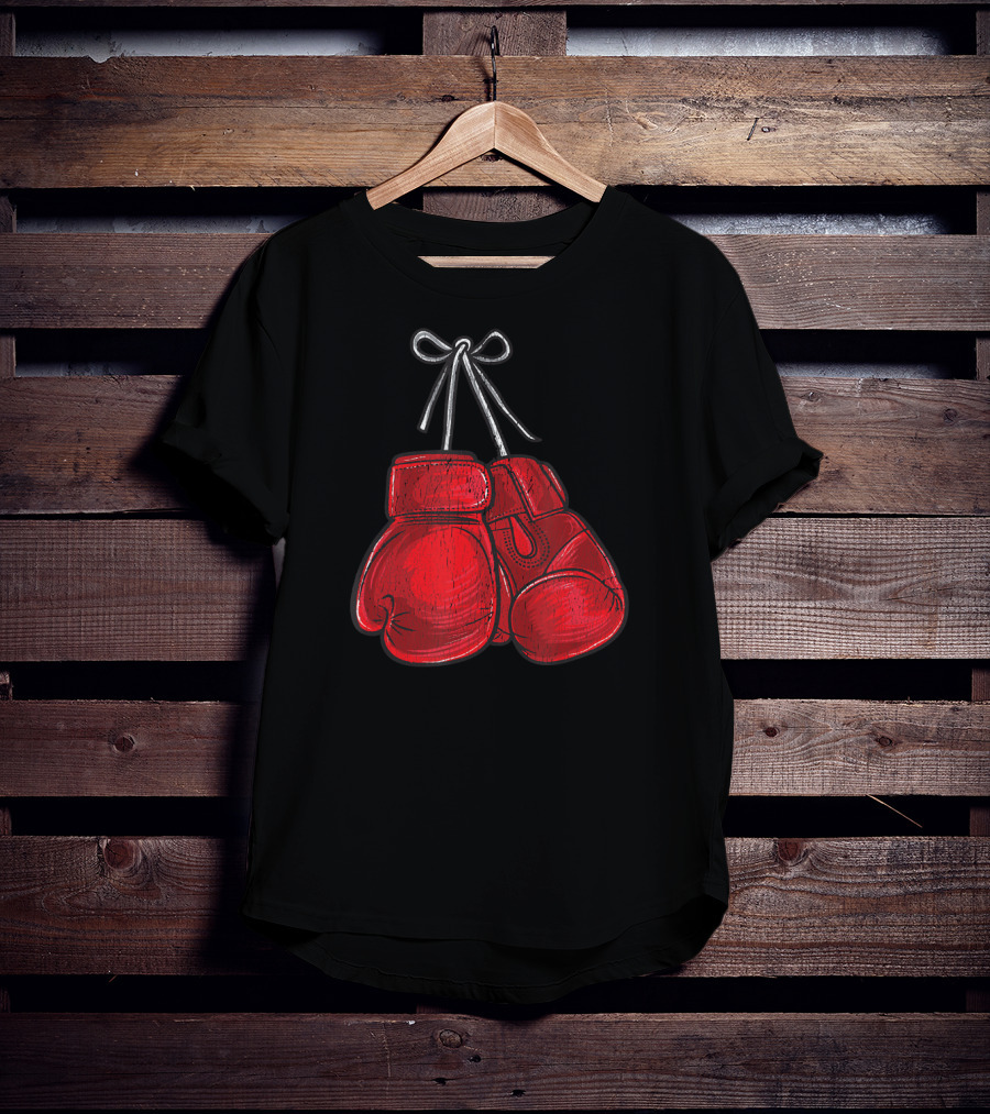 Boxer Red Boxing Gloves T-Shirt