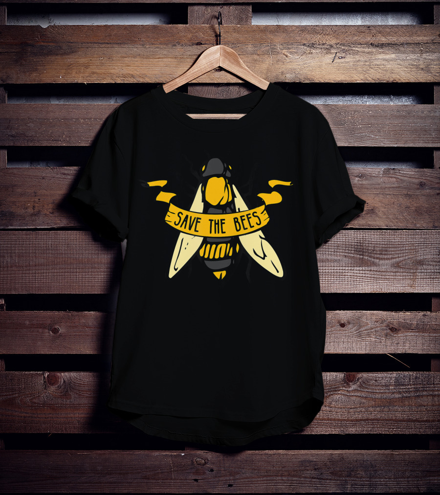 Save The Bees Fight Climate Change Global Warming T-Shirt