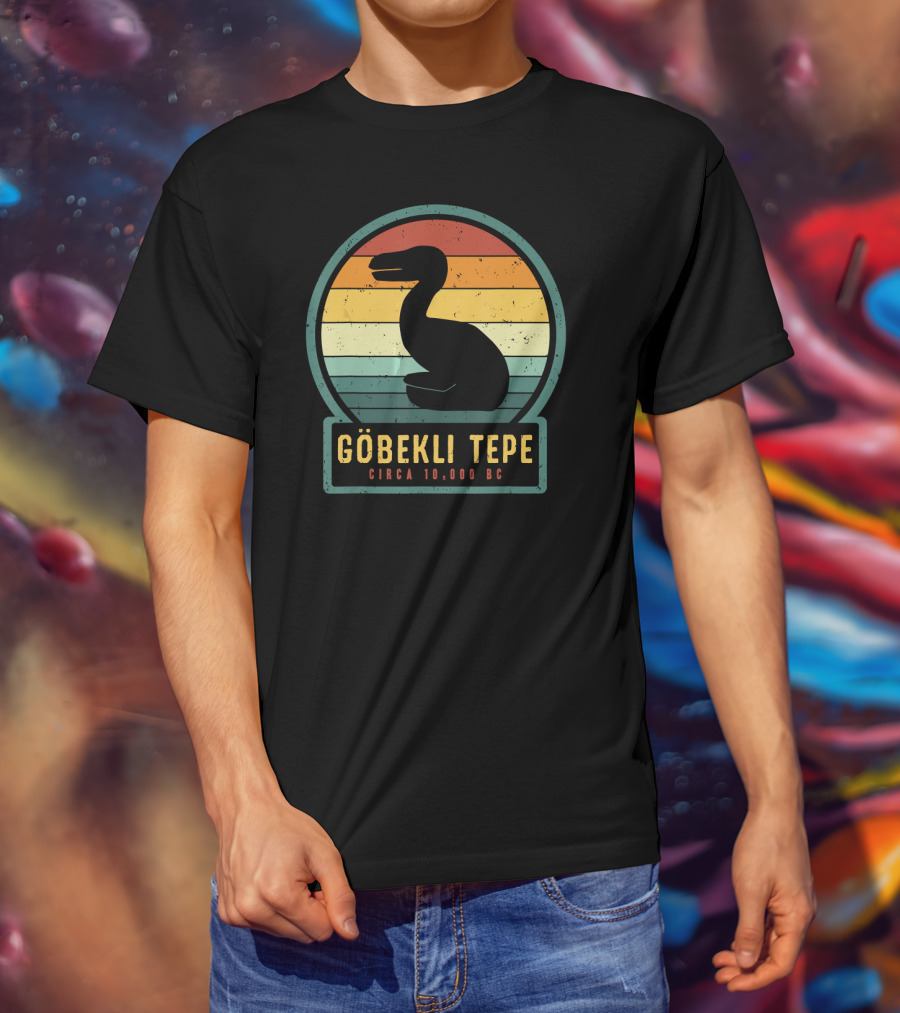 Göbekli Tepe Circa 10,000 BC Penguin Dodo Bird Ancient T-Shirt