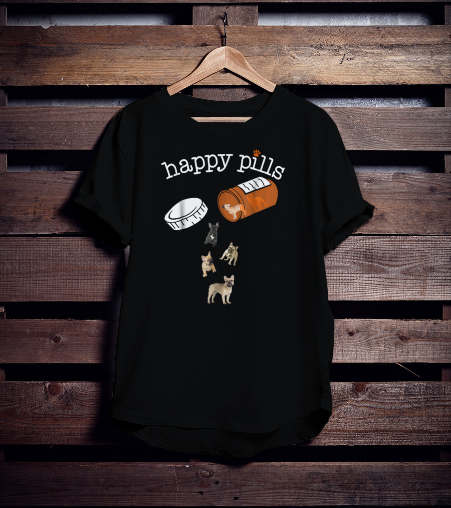 Happy Pills French Bulldog Capsule Pals T-Shirt