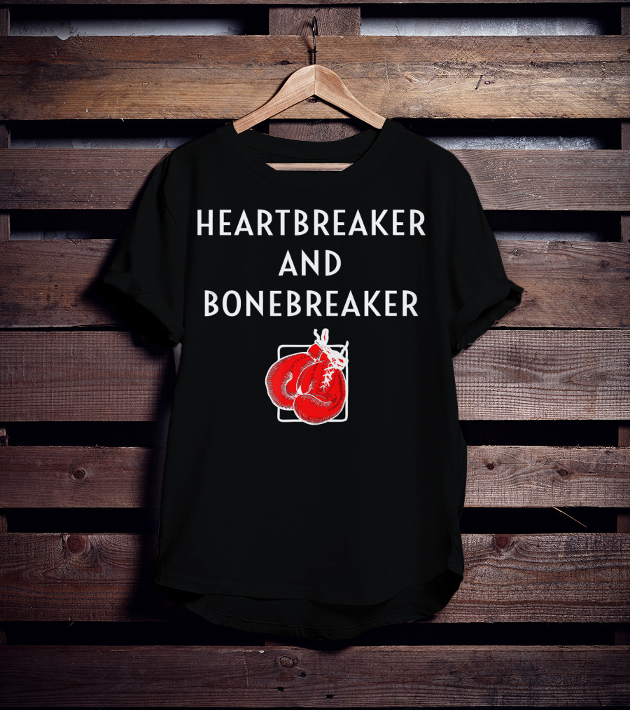 Heartbreaker And Bonebreaker Woman Boxer Boxing Gloves T-Shirt