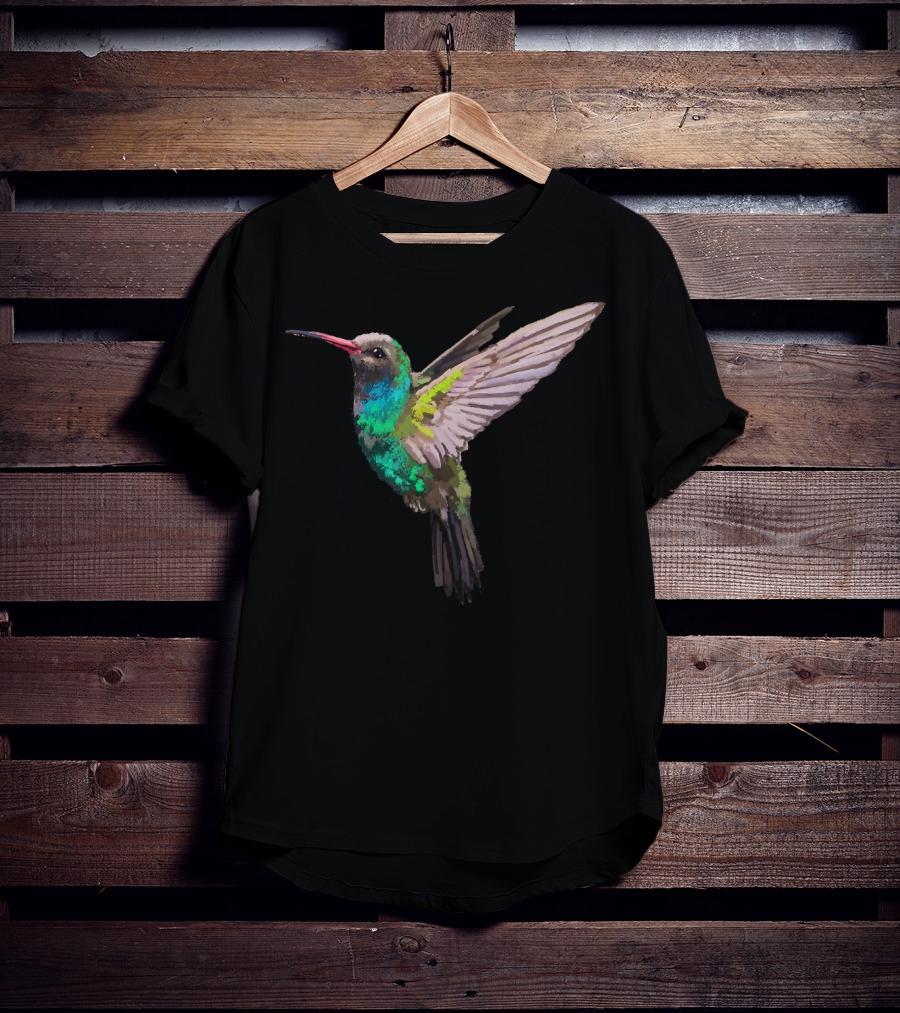 Hummingbird Bird Colorful Winged Beauty T-Shirt