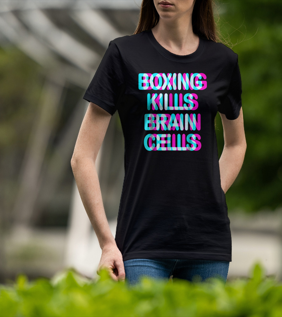 Boxing Kills Brain Cells Sparring T-Shirt