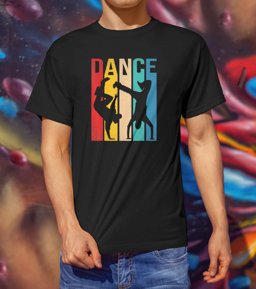 Breakdancing B Boy Dance Colorful T-Shirt