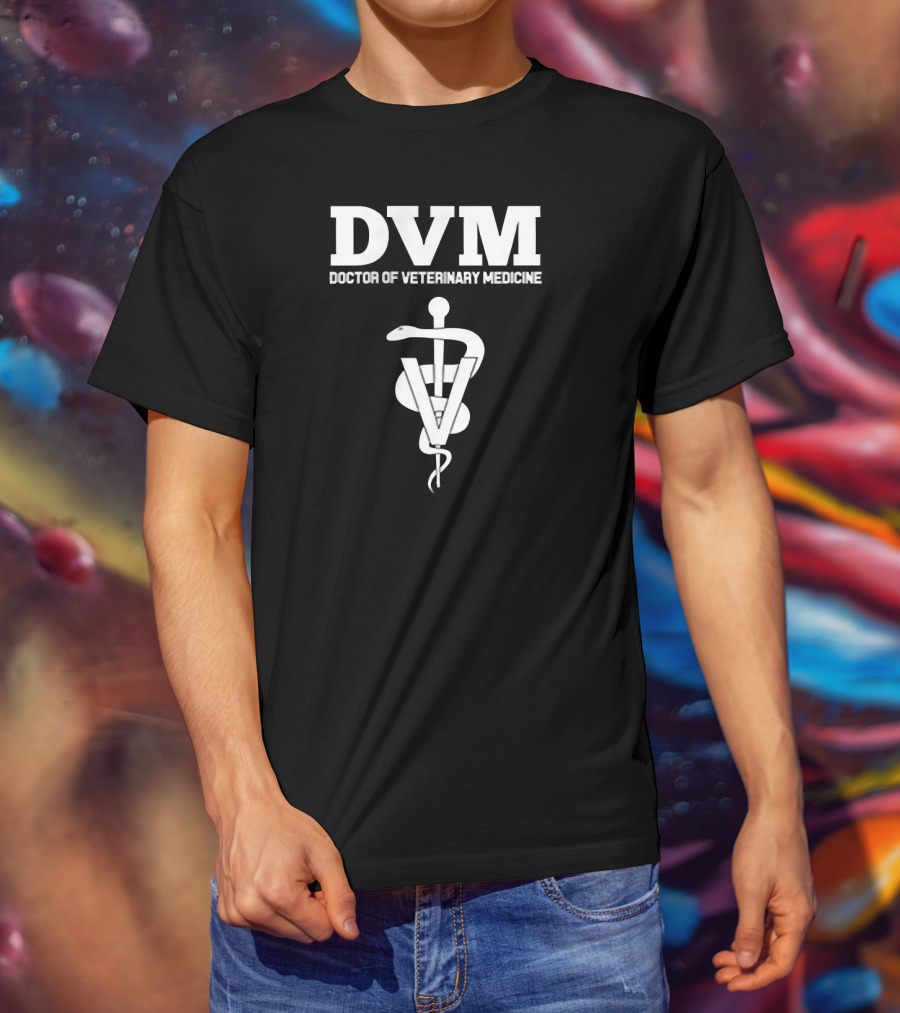 DVM Doctor Of Veterinary Medicine Caduceus T-Shirt