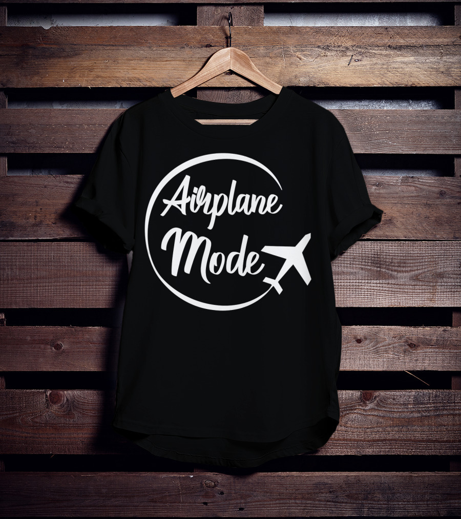 Airplane Mode Travel Vacation Getaway Essentials T-Shirt