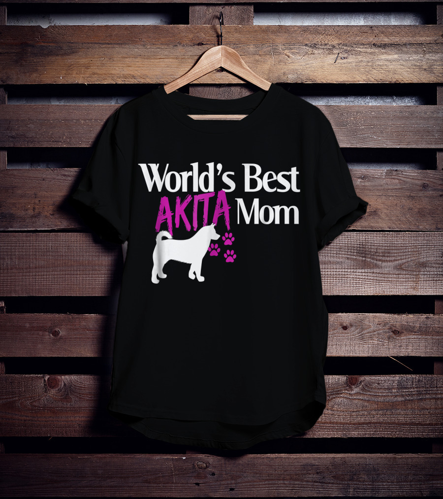 World's Best Akita Mom T-Shirt
