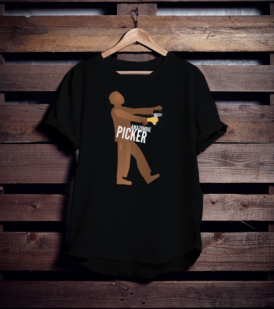Amazombie Picker Outbound Walking Coffee Cup T-Shirt