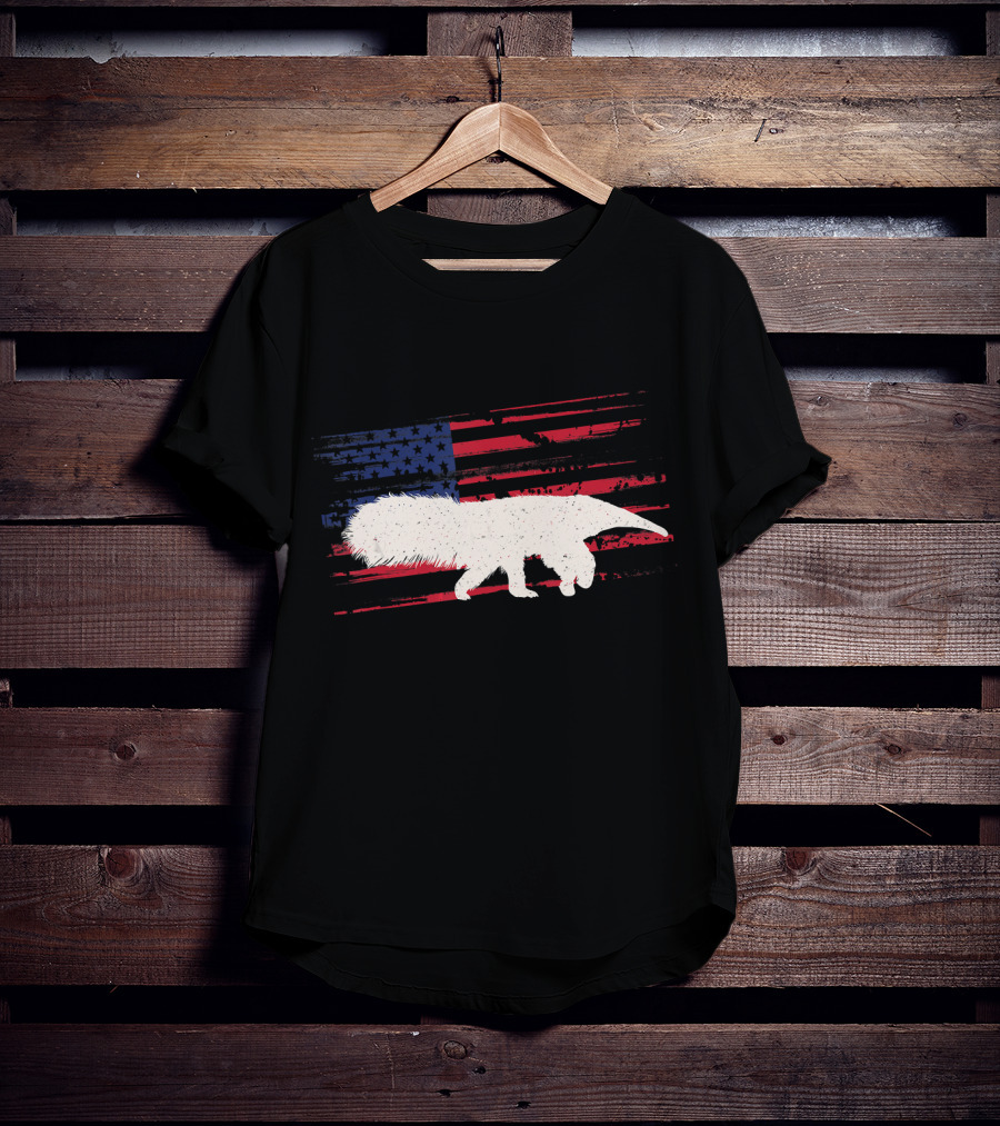Anteater American Flag Ant Bear Patriot T-Shirt