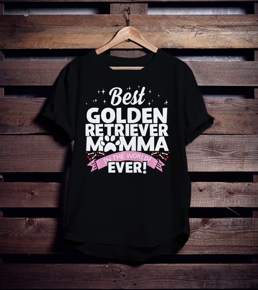 Best Golden Retriever Momma In The World Ever T-Shirt