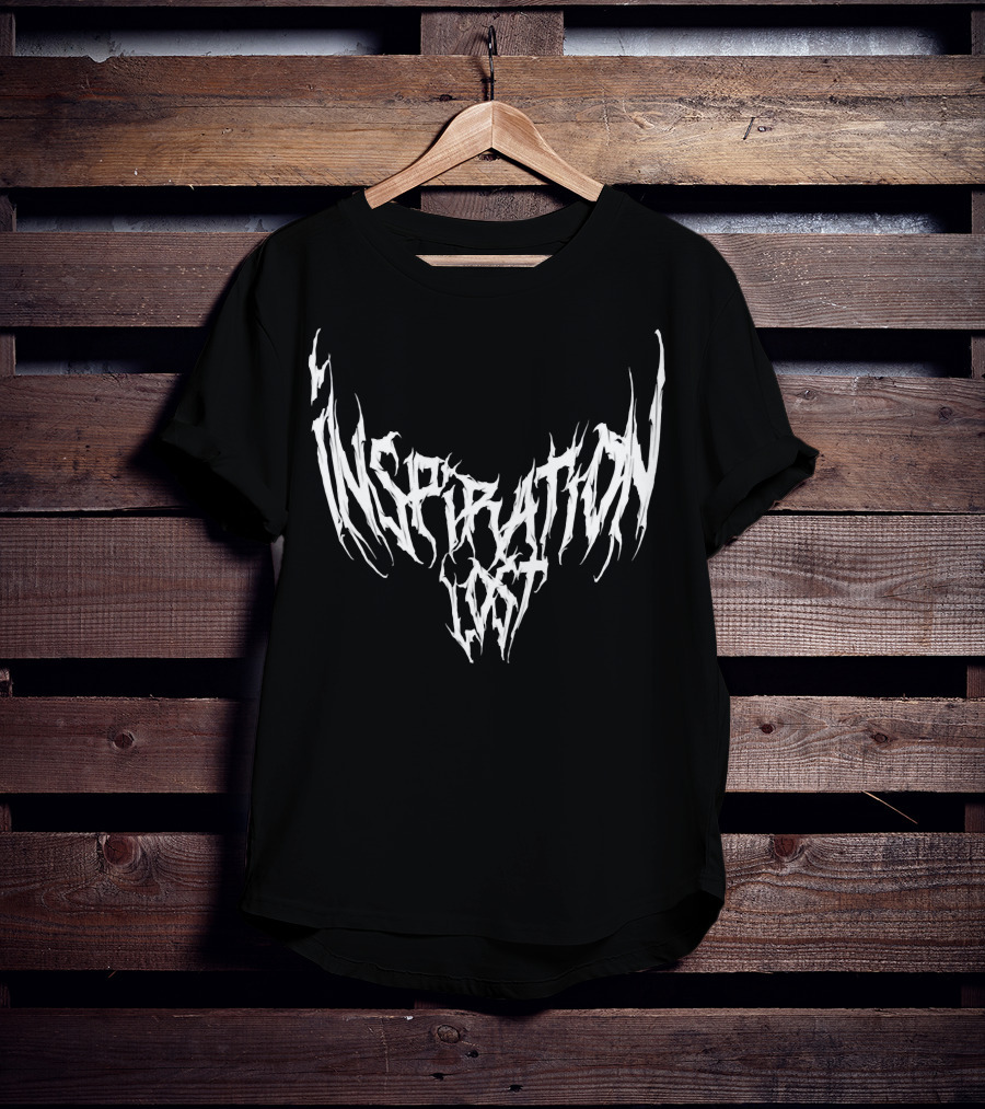 Inspiration Lost Big White Logo Swe T-Shirt