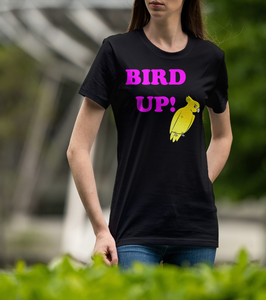BIRD UP Yellow Parrot T-Shirt
