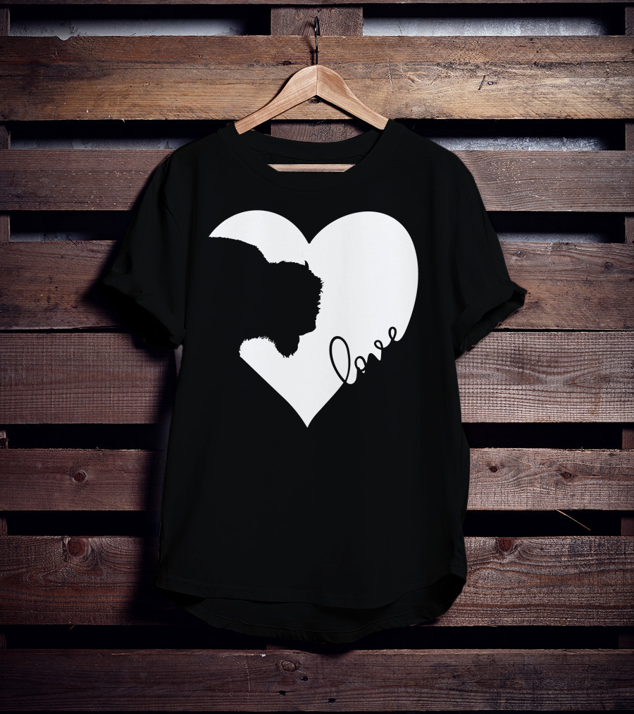 Bison Love Heart T-Shirt