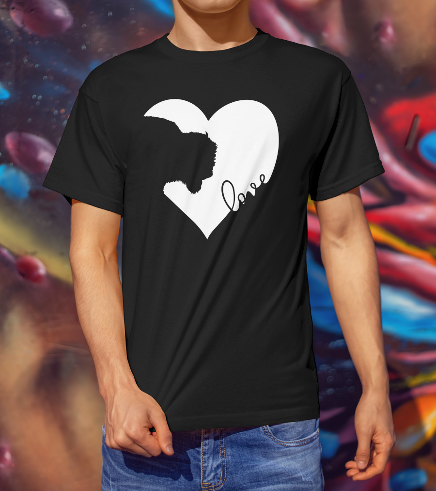 Bison Love Heart T-Shirt
