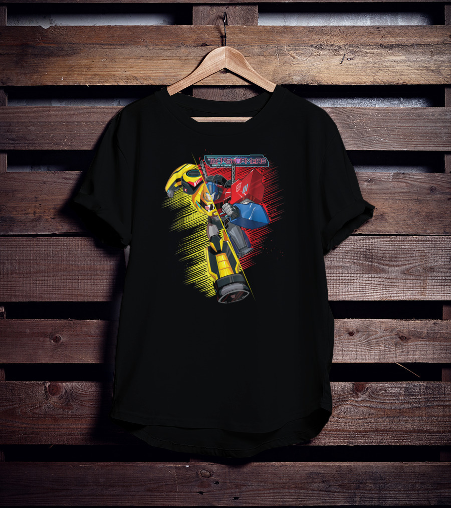 Transformers Bumblebee And Optimus Prime Energon Battle T-Shirt