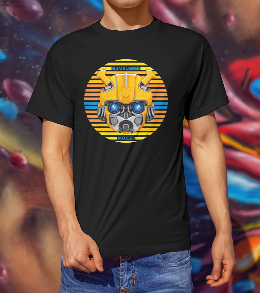 Bumblebee N.B.E.2 Transformers Movie Face T-Shirt