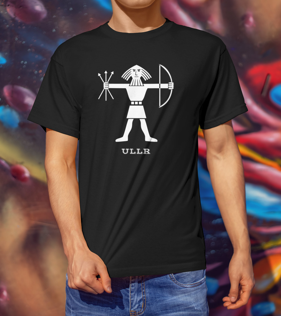 ULLR Norse Viking God Of Archery And Skiing Bow And Arrows T-Shirt
