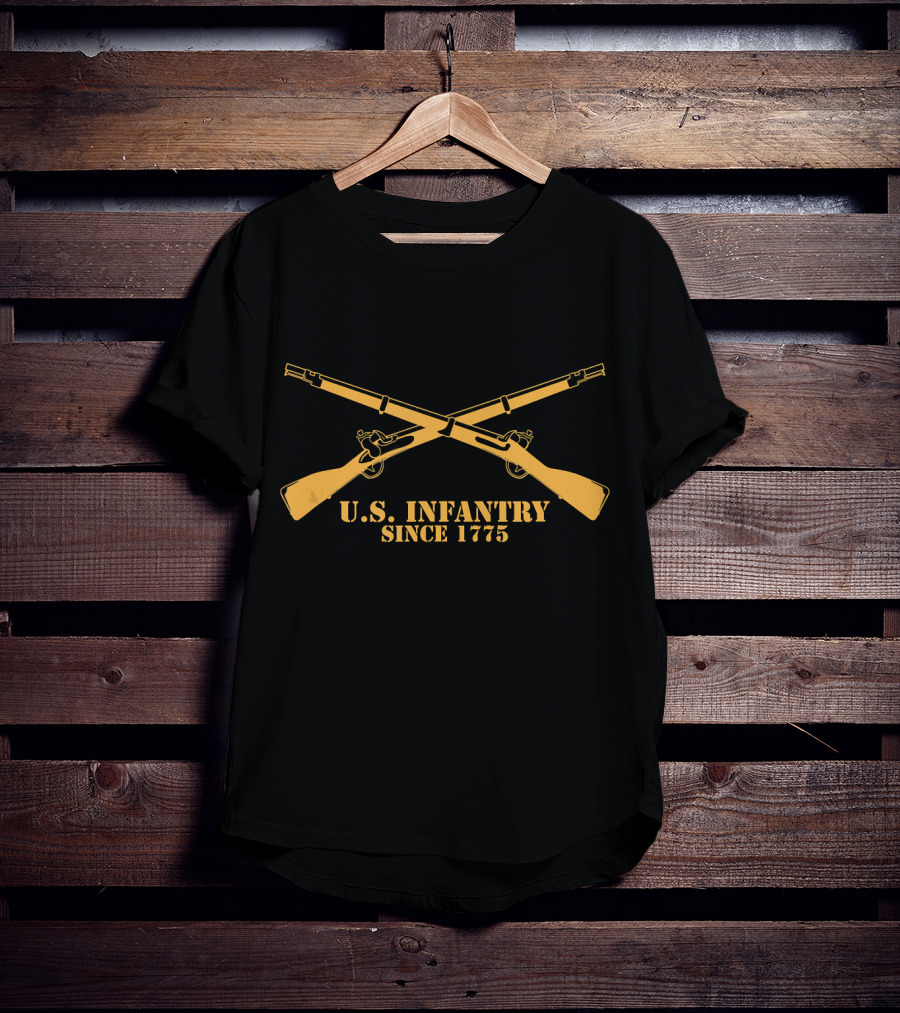 U.S. Infantry Crossed Rifles Emblem Since 1775 T-Shirt