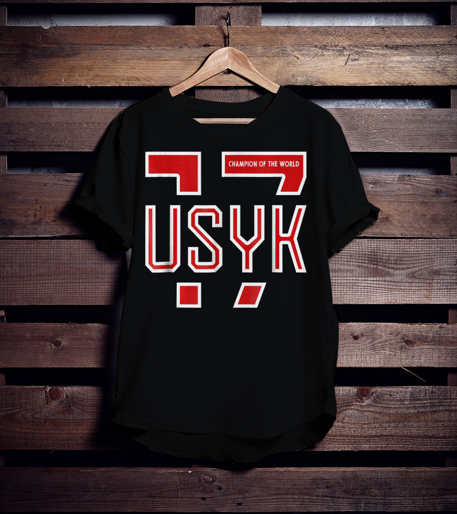 Usyk Champion Of The World Fan Club T-Shirt