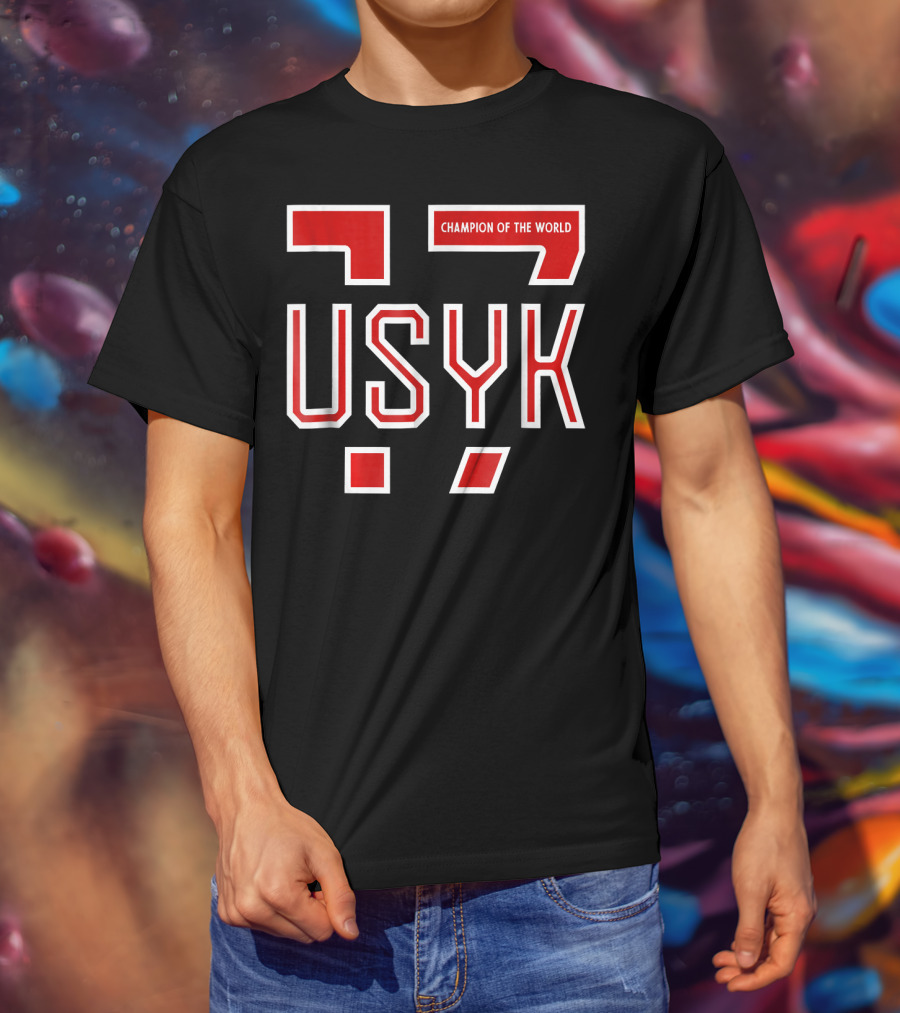 Usyk Champion Of The World Fan Club T-Shirt