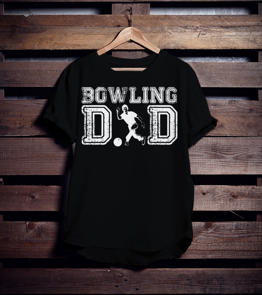 Bowling Dad Bowler Daddy Father's T-Shirt