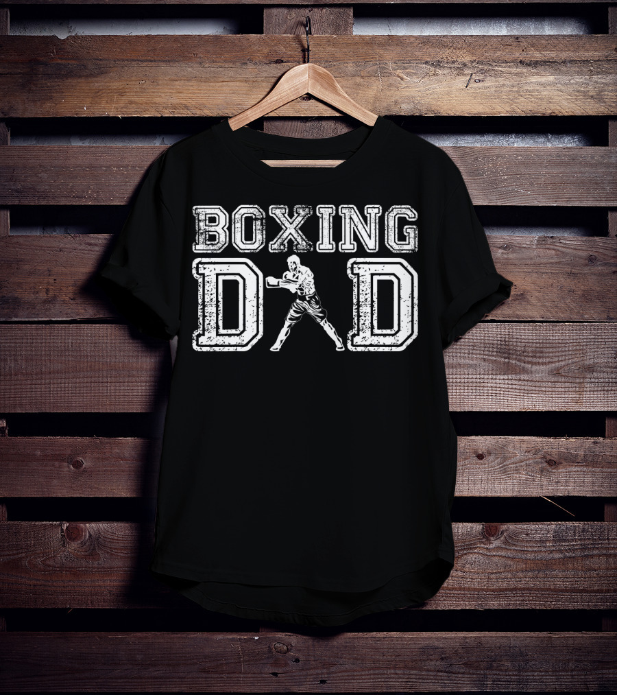 Boxing Dad Vintage Boxer Daddy Father's T-Shirt