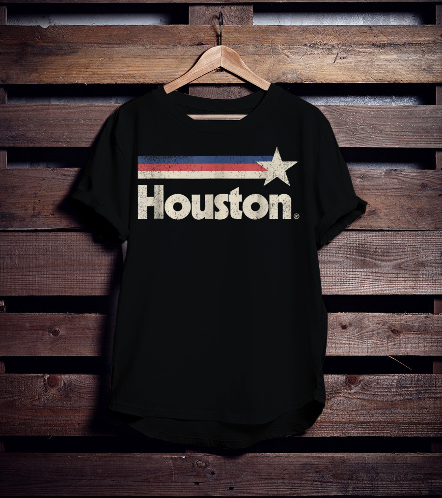 Houston Vintage Distressed Texas Star T-Shirt