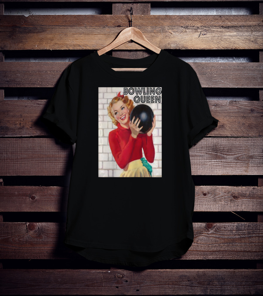 Bowling Queen Vintage Retro Style Women's T-Shirt
