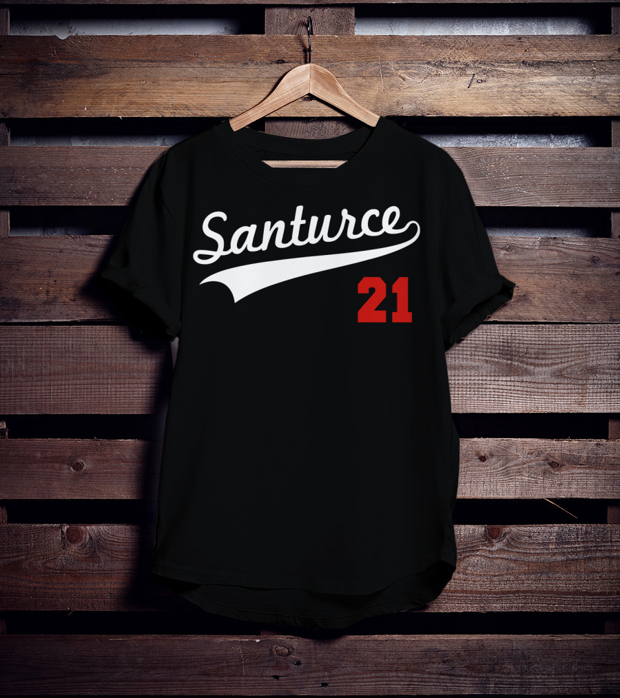 Santurce Puerto Rico Baseball 21 Vintage T-Shirt