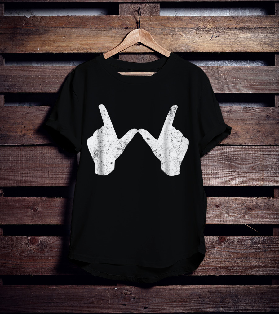 Wisconsin Youth University Hand Gesture W T-Shirt