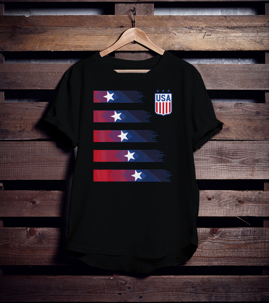 USA Soccer Stars Women Men Kids T-Shirt