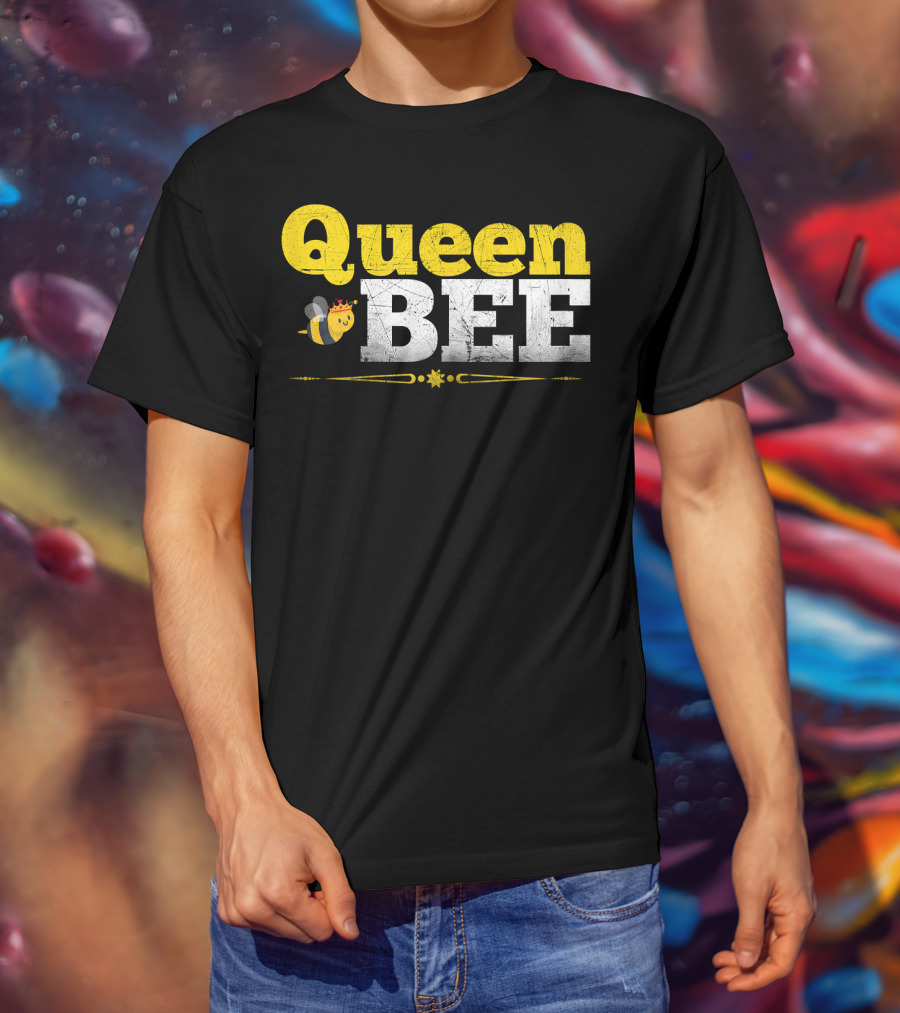 Queen Bee With Crown Boss Lady T-Shirt