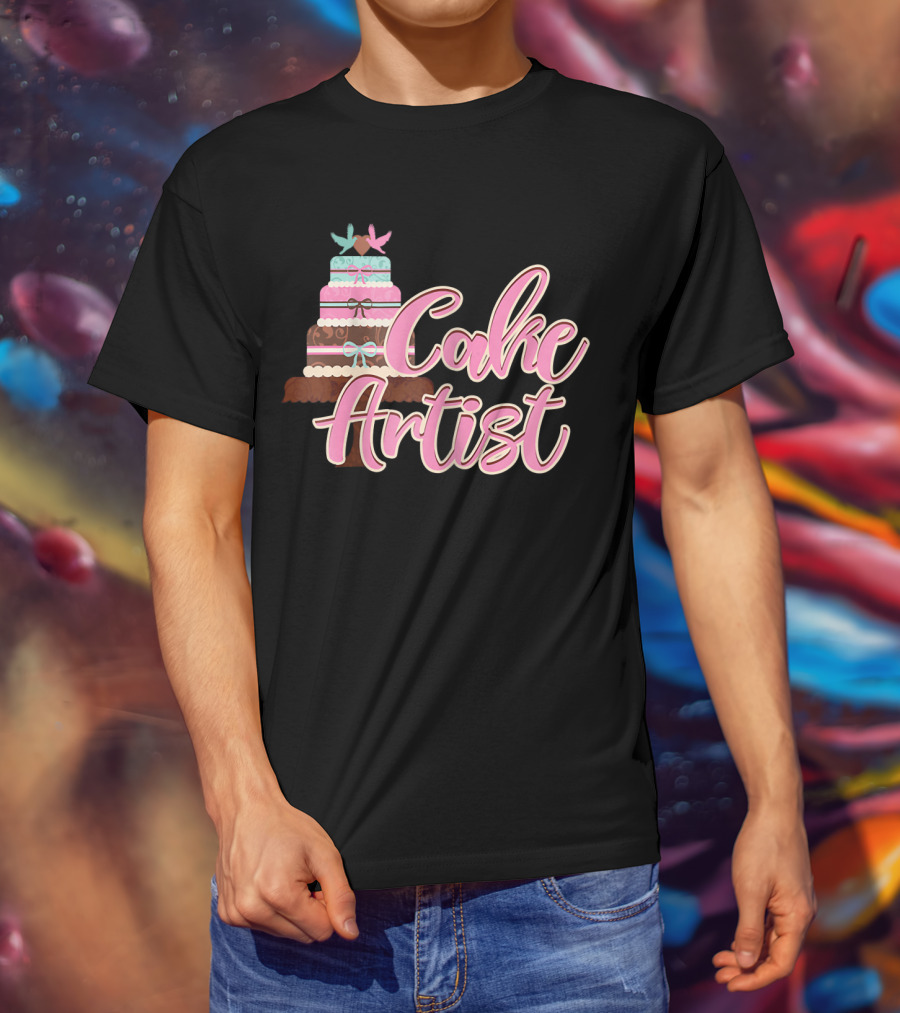 Cake Artist Wedding Cupcake Baking T-Shirt