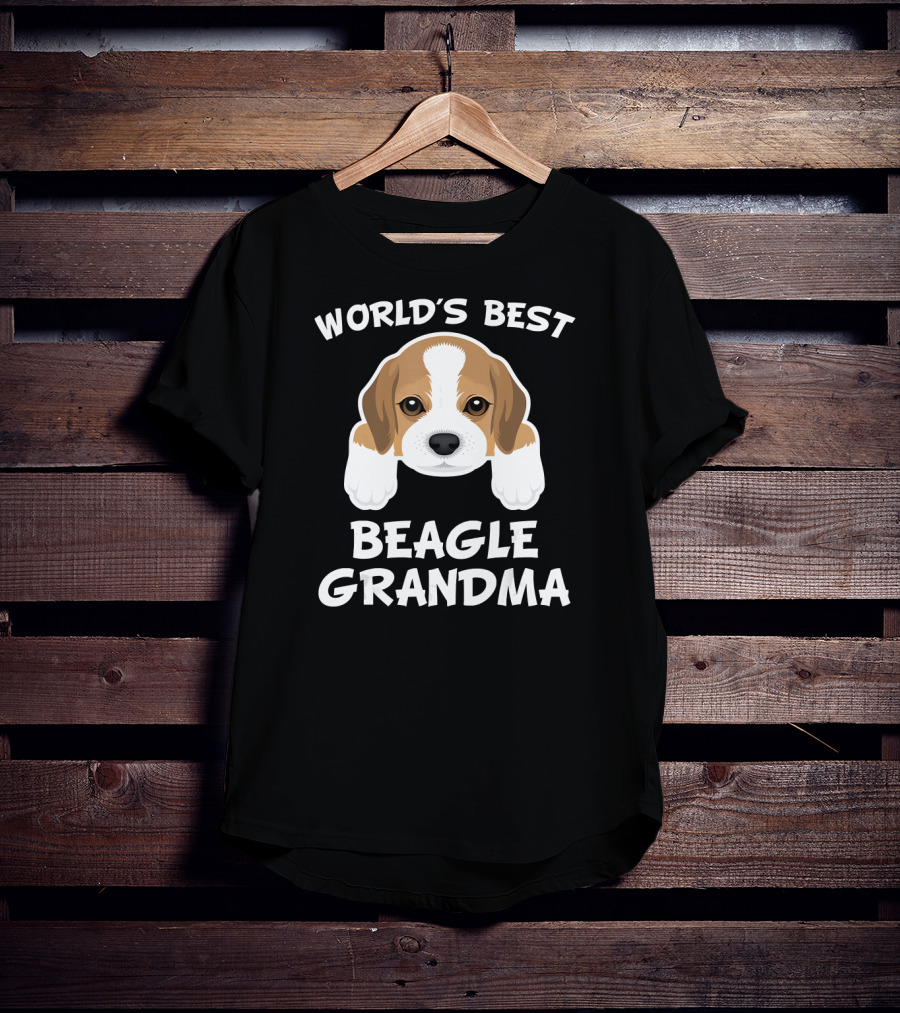 World's Best Beagle Grandma Dog Granddog T-Shirt