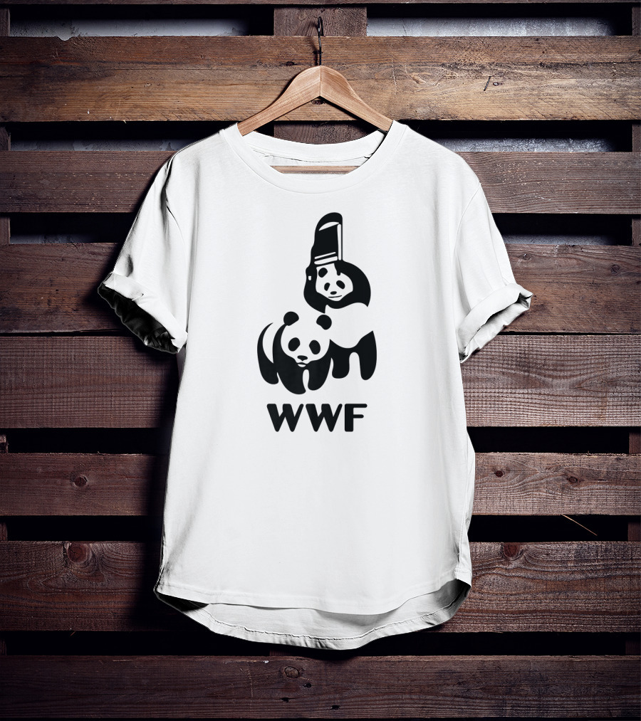 WWF Wrestling Pandas Lampoon T-Shirt