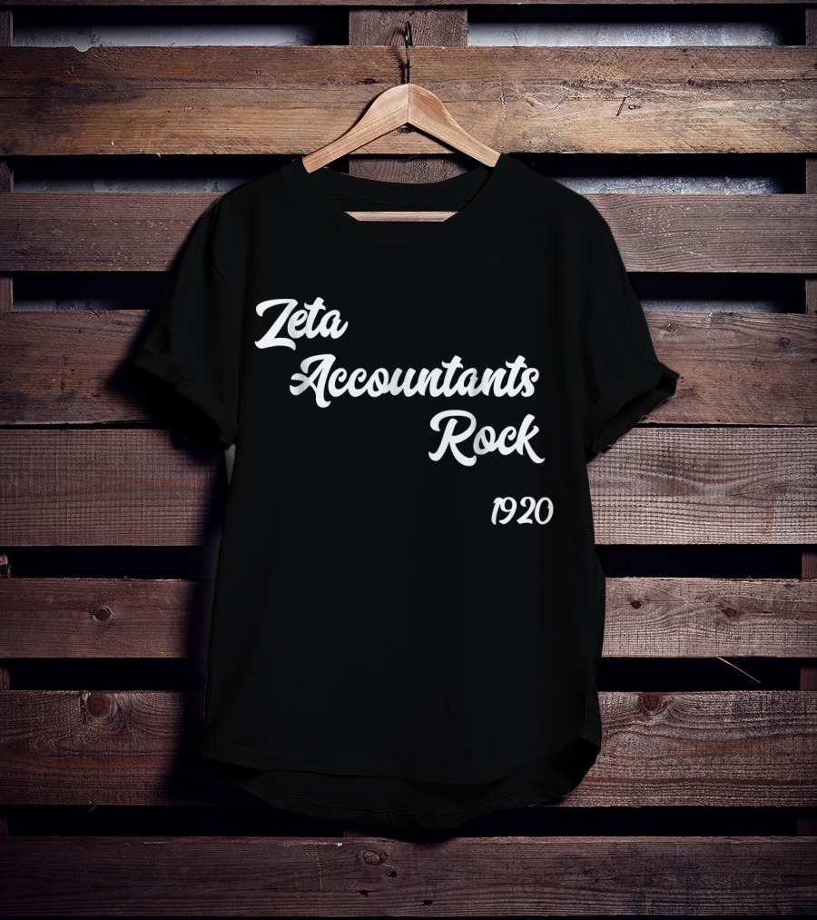Zeta Accountants Rock 1920 T-Shirt