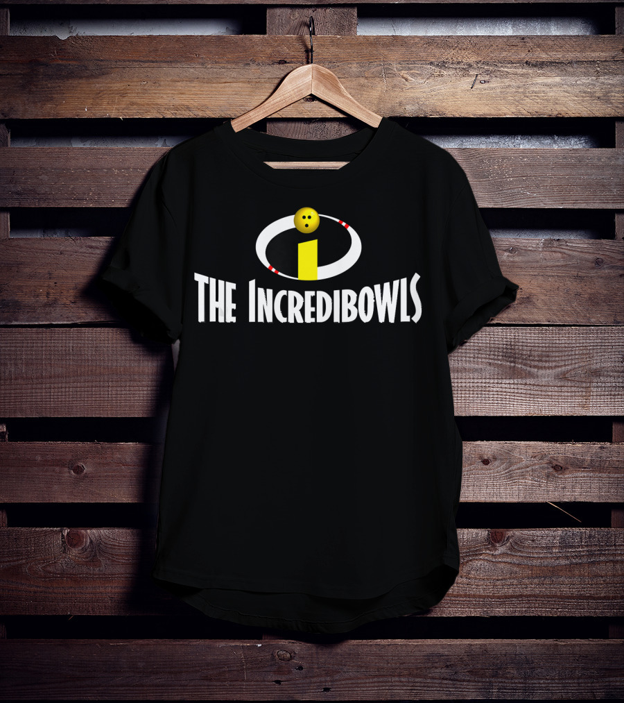 The Incredibowls Bowling Team Fan Shirt With Bowling Pin T-Shirt