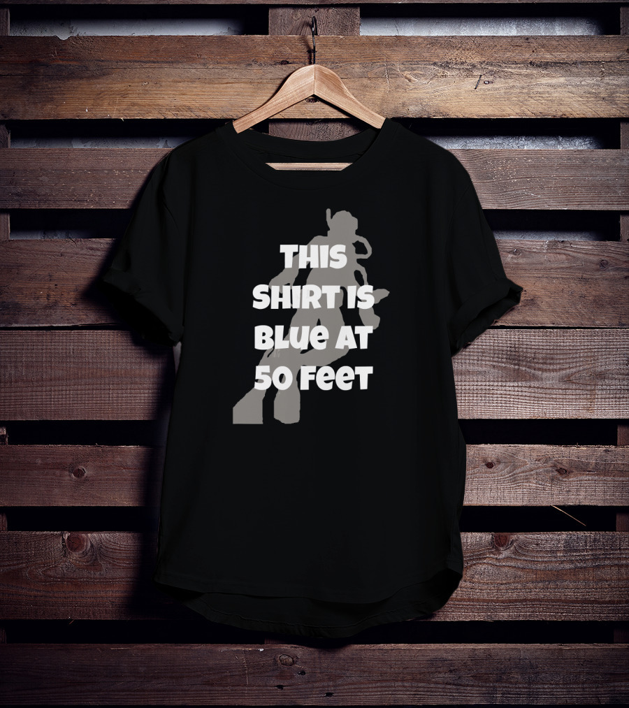 This Shirt Is Blue At 50 Feet Scuba Diving Physics T-Shirt