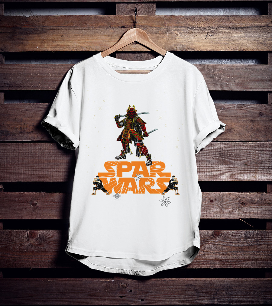 Spar Wars Samurai Kick Boxing Taekwondo MMA T-Shirt