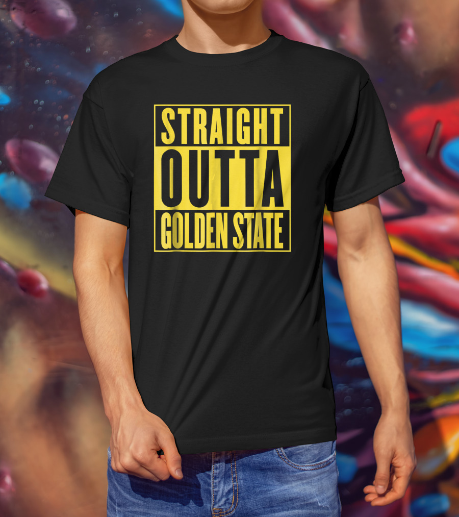 Straight Outta Golden State Basketball T-Shirt