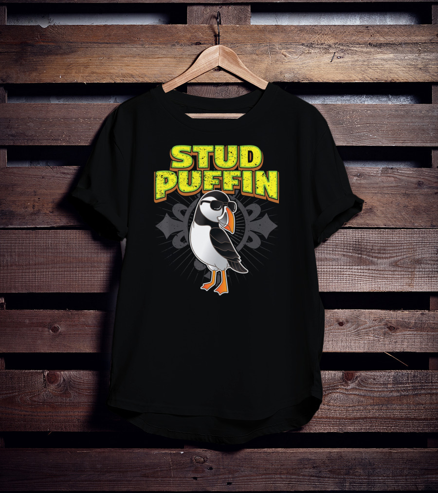 Stud Puffin Cool Seabird Stud Muffin T-Shirt