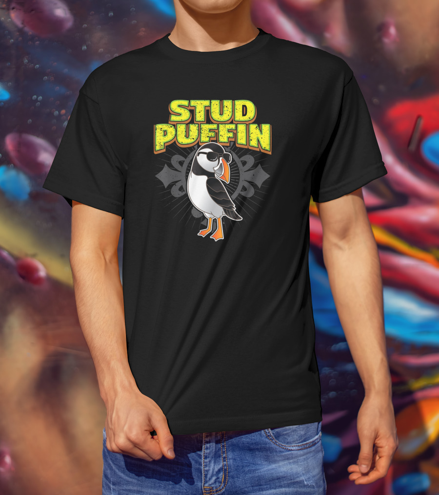 Stud Puffin Cool Seabird Stud Muffin T-Shirt